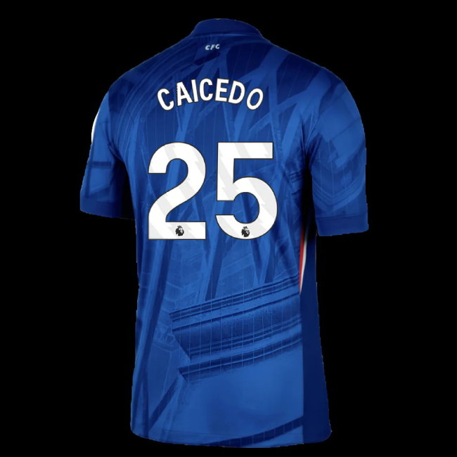2025-2026 Chelsea Home Shirt (Caicedo 25)-SoccerKits Hub | Buy Soccer Jerseys Online